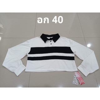 เสื้อครอปโปโล อก 40 มือ 1