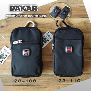 DAKAR BAGS รุ่น 23-108/110 กระเป๋าอเนกประสงค์ แบบเหน็บเอว ร้อยเข็มขัด