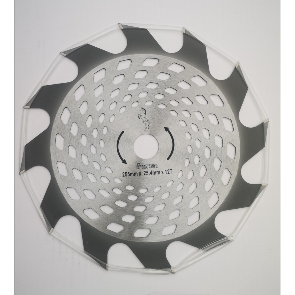 ราคาส่ง 10ใบ วงเดือนตัดหญ้าม้าเทวดา ถึก ทน ขนาด 10 นิ้ว 12,16,24,30,40 ฟัน - รูปที่ 6