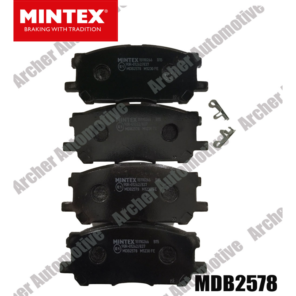 ผ้าเบรก หน้า (brake pad) LEXUS RX300 (XU30) ปี 2005 - 2008, 400H ปี 2003