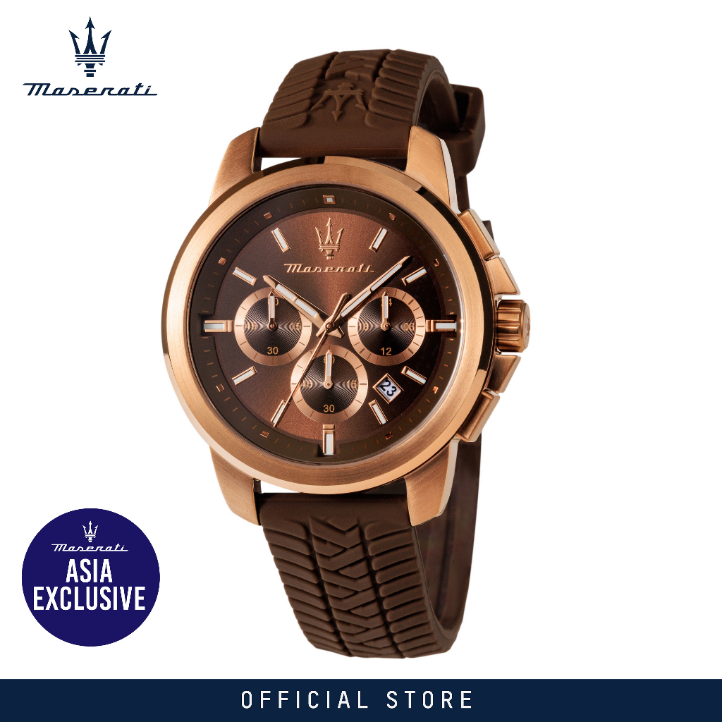 【Asia Exclusive】 Maserati Successo 44mm Men's Quartz นาฬิกาข้อมือ R8871621039 Japan Movement