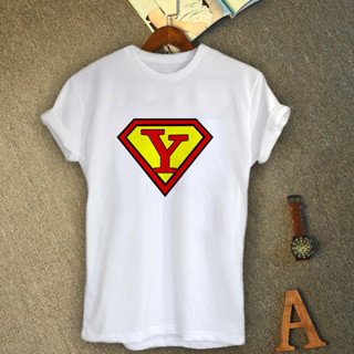 เสื้อยืดอักษรภาษาอังกฤษ ตัว Y Superman