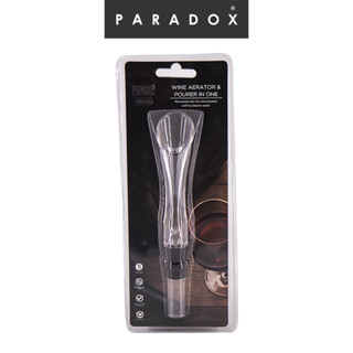 Paradox : กรวยรินไวน์ จุกรินไวน์ ใช้สำหรับรินไวน์ให้ไวน์สัมผัสอากาศได้มากขึ้น  WINE AERATOR &amp; POURER