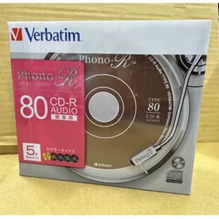 CD-R AUDIO MITSUBISHI ( pack.5 แผ่นมี 5 สี)