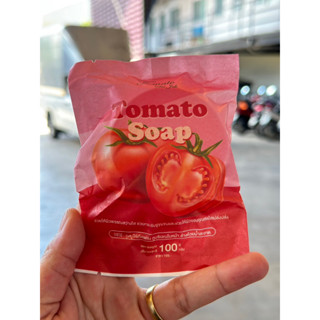 สบู่ล้างหน้า มะเขือเทศ tomato soap เซ็ต 3 ก้อน