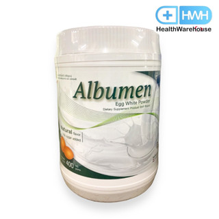 Albumen Egg White Powder 400 g อัลบูเมน ผงโปรตีนไข่ขาว ( หมดอายุปี 2026 )
