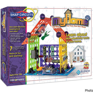 บ้านจำลองพร้อมระบบไฟฟ้า Snap Circuits My Home Science(พร้อมส่ง)