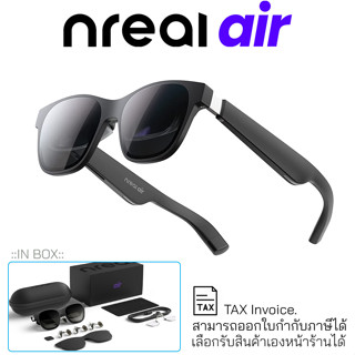 Nreal Air แว่น AR ความละเอียดสูง แว่นอัจฉริยะ Micro-OLED เสมือนจริงชมสตรีมและเกมบนพีซี [มีสินค้าพร้อมจัดส่ง]