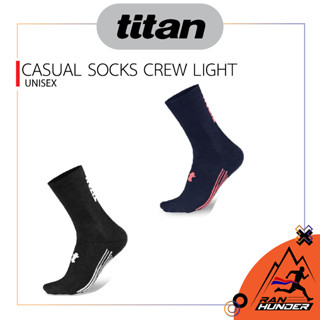 TITAN CASUAL SOCKS CREW LIGHT | ถุงเท้าวิ่ง