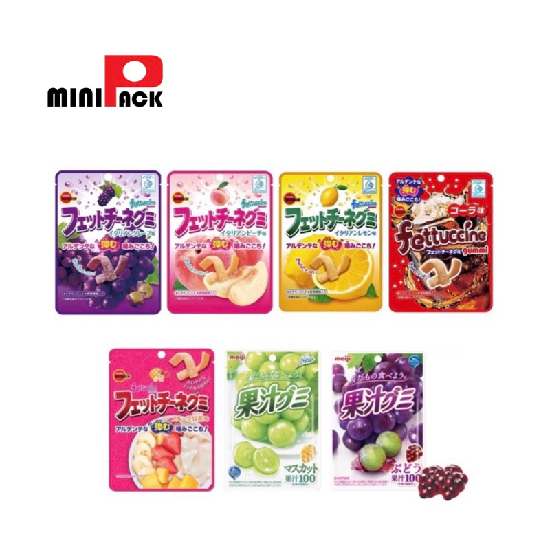 Bourbon Fettuccine Gummi เบอร์บอน เยลลี่เส้น เยลลี่เส้นพาสต้า อิตาลี haribo jelly เฟตทูซีน กัมมี่ เฟ