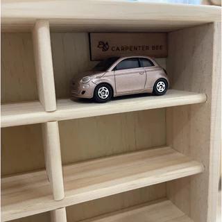 ชั้นวางรถของเล่นไม้ ชั้นโชว์โมเดลรถ รถของเล่นเด็ก Montessori wooden Shelf Show Case for 1/64 Car Toys Tomica/ Hot Wheels