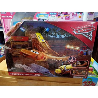 Disney Cars Thunder Hollow Challenge Set เซตรถคาร์พร้อมราง