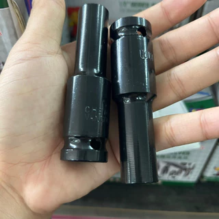 ลูกบล็อกยาว 6 เหลี่ยมยาว บล็อกขันล้อ ถอดล้อ บล็อกไฟฟ้า 1/2" (4หุน) สีดำ