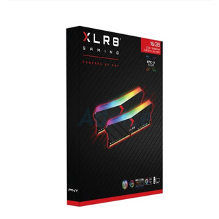 RAM DDR4(3200) 16GB (8GBX2) PNY XLR8 RGB BLACK (MD16GK2D4320016XRGB)