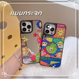 🔥สไตล์ใหม่🔥เคสไอโฟน iphone 11 14 Pro Max บุคลิกภาพ กราฟ แบบกระจก ปกป้องเต็มที่ เคส iphone 12 13 Pro Case for iPhone