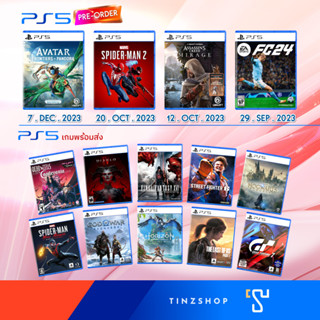 [Best Seller] Pre Order PS5 Game  รวมเกม พรีออเดอร์ และ เกมขายดี PS5 เแผ่นเกม PS5 : FC24 , Spiderman2 , Final , Hogwarts