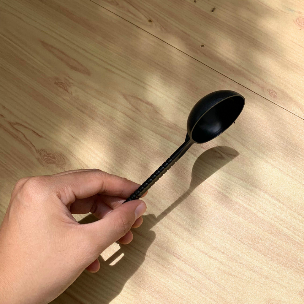 ช้อนตวงปริมาณ 10 กรัมโมก้าพอท ช้อนตวงตักกาแฟ ด้ามพลาสติกยาว - รูปที่ 3