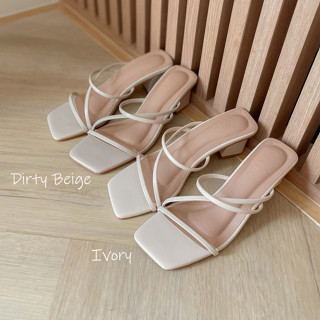 Letswalk - Lana รองเท้าส้นสูง 2 นิ้ว สายนิ่มพื้นเสริมฟองน้ำ ใส่สบายมาก