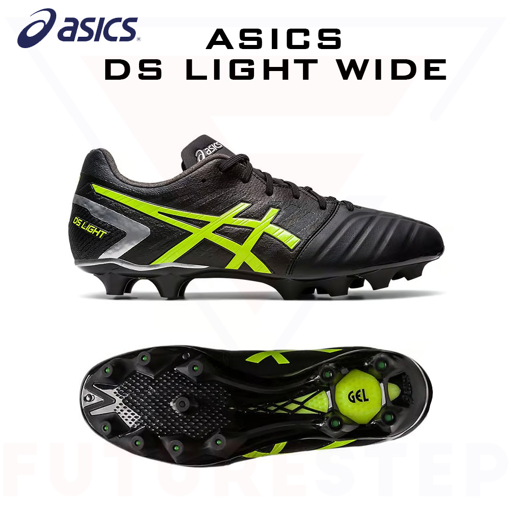 รองเท้าฟุตบอลหนังจิงโจ้ Asics DS Light Wide FG ทรงหน้าเท้ากว้าง