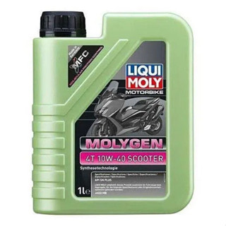 Liqui Moly Molygen Scooter 4T 10W40 น้ำมันเครื่องมอเตอร์ไซค์สังเคราะห์ประสิทธิภาพสูงรุ่นใหม่ล่าสุดจาก Liqui Moly