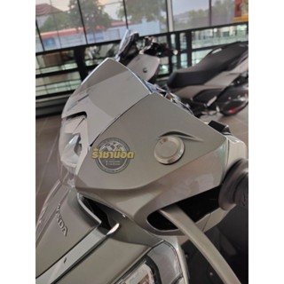 ปิดรูกระจกเลส ร่องลึก Honda Lead / X-MAX อุดรูกระจกเลส  พร้อมซีนยาง (ราคาต่อคู่)