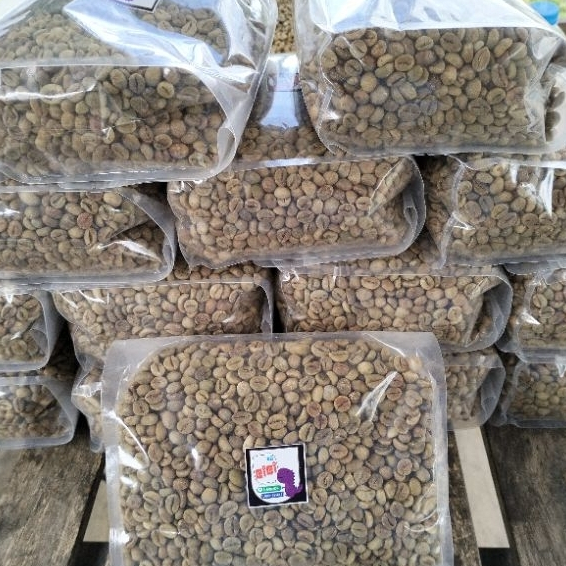 Robusta coffee green beansสารกาแฟโรบัสต้าชุมพรกาแฟปลูกแบบอินทรีย์