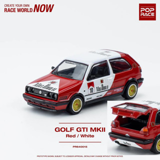 Pop Race PR640015 Golf GTI Red/White