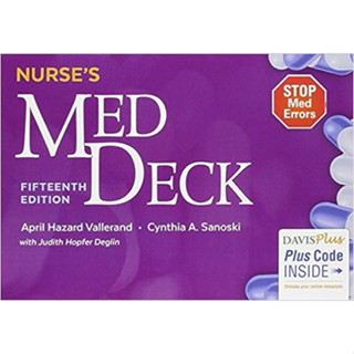 Nurses Med Deck 15/E ISBN:9780803657076