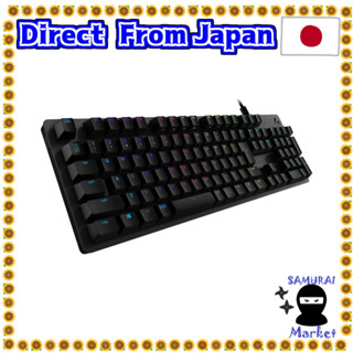 【Direct From Japan】 LOGICOOL G Logitech G-Gaming Keyboard Wired G512 GX Switch Linear Mechanical Keyboard Static Susic Susic Japanese Language Language Suspension LightSync RGB G512R-LN Domestic Genuine [Final Fantasy XIV Recommended peripheral device]