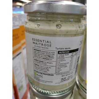 ESSENTIAL WAITROSE TARTARE SAUCE 290ml