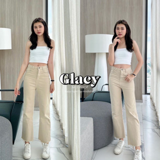 กางเกงยีนส์ Glacy Jeans in Beige by modishop