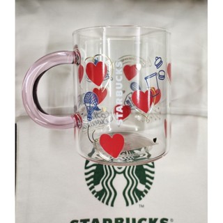 Starbucks Mug Paris Motif Glass 12 Oz.