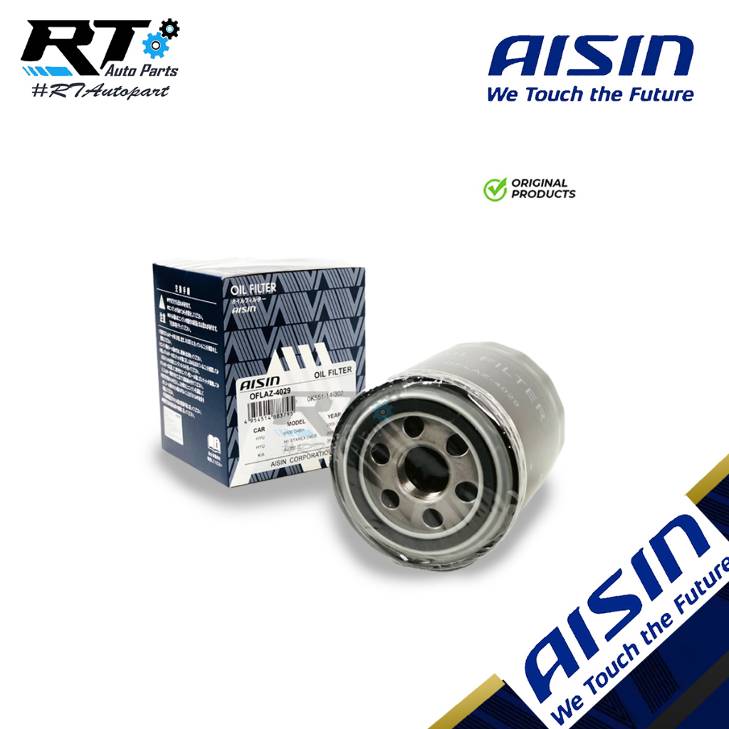 Aisin กรองน้ำมันเครื่อง Hyundai H1 Starex ปี08-20 D4CB Kia 2700 Pergio / กรองเครื่อง ฮุนได H1 / 26330-4X000 26330-4A001