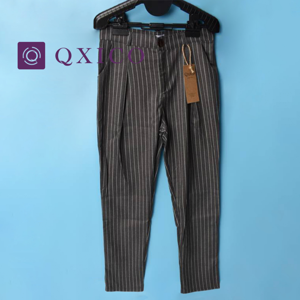 Qxico รุ่น QX1642 [ พร้อมส่ง ] กางเกงแฟชั่นวัยรุ่น