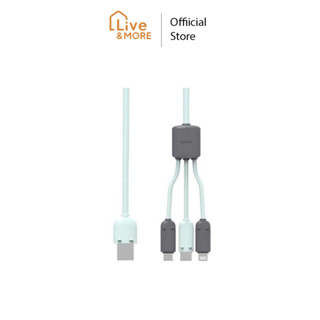 Maoxin สายชาร์จ 3in1 (S-10) สายชาร์จไอโฟน+Micro USB+Type C พกเส้นเดียวใช้ได้ทุกเครื่อง