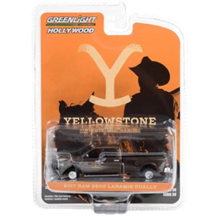 Greenlight 1/64 Hollywood Yellowstone 2017 Ram 3500 Laramie Dually 44980-F