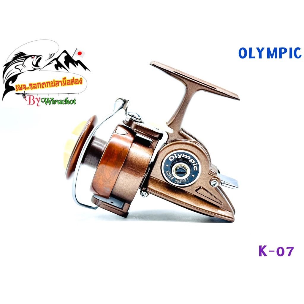 รอก รอกญี่ปุ่น รอกญี่ปุ่นมือ2 รอกตกปลา Olympic Thunder Bird No.4 (K-07) ญี่ปุ่นมือสอง รอกตกปลาหน้าดิน รอกสปิน รอกวินเทจ
