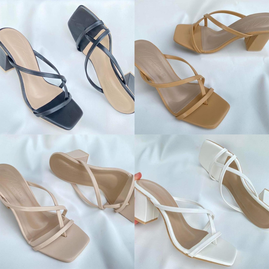 รองเท้าส้นสูงรุ่นเจนนี่ ส้นสูง 2.5นิ้ว มีให้เลือก 5 สี