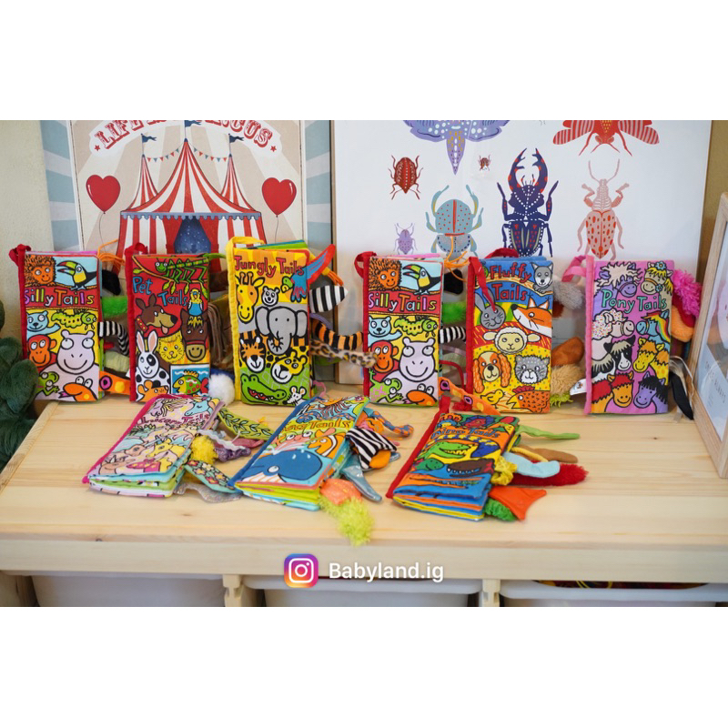 Jellycat หนังสือผ้า หนังสือหาง Jelly Cat ของแท้!