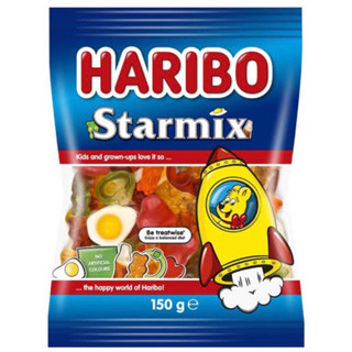 ⚡️พร้อมส่ง‼️ ฮาริโบ ผลิตที่ตุรกี 🇹🇷 Haribo Starmix 160g.เยลลี่สตาร์มิกซ์ ทำจากน้ำผลไม้ ตราฮาริโบ