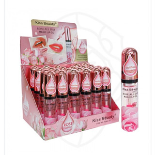 KISS BEAUTY NO.70344-03 Lipgloss Rose All Day Magic Lip Oil Kiss Beauty