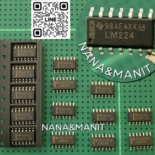 LM224 SMD14ขา Quadruple operationl amplifiers แพ็คละ5ตัว