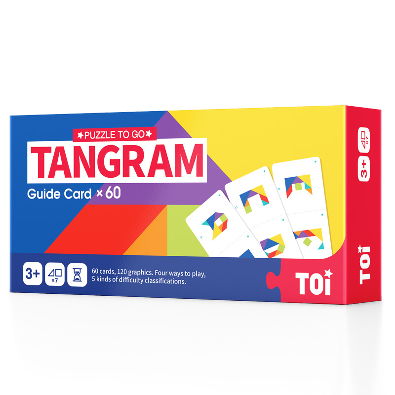 TOi ตัวต่อรูปทรงเลขาคณิต Tangram เหมาะสำหรับเป็นของเล่นเด็กเสริมพัฒนาการ 3 ขวบขึ้นไป