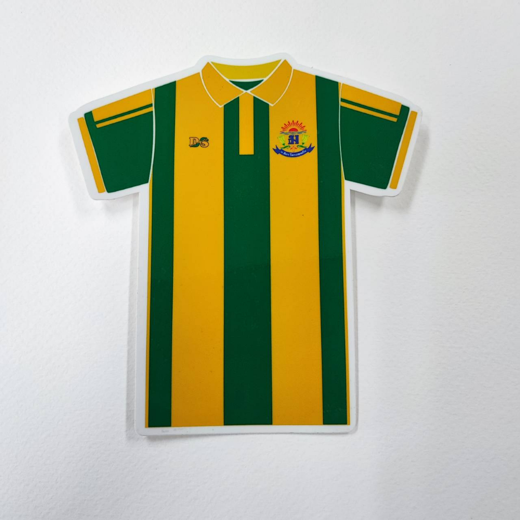 [8010]สติ๊กเกอร์ PVC พรีเมี่ยม เคลือบเงา ลายเสื้อโรงเรียนเทพศิรินทร์