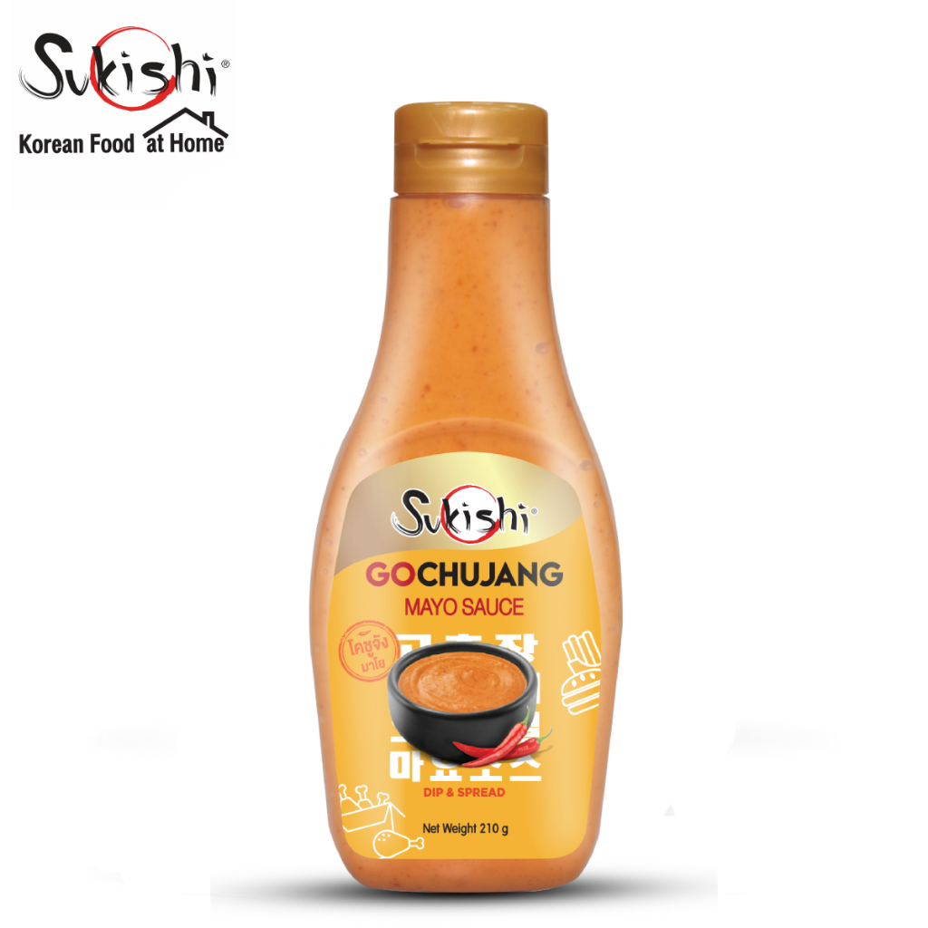 ซูกิชิ มายองเนสรสโคชูจัง ขนาด 210 กรัม Mayonnaise Gochujang Flavor 210g