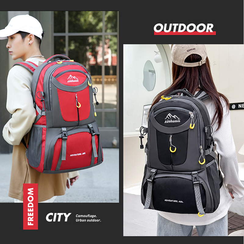 Traveler Backpack 60L 40L Waterproof Outdoor Backpack กระเป๋าเป้สะพายหลัง