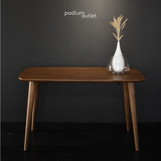 Podium Outlet | Nut table โต๊ะรับประทานอาหารไม้จริง สี Leggero Walnut