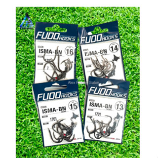 ตาเบ็ดตกปลา FUDO HOOKS รุ่น ISMA-BN 1701 (ท้ายแบบ)