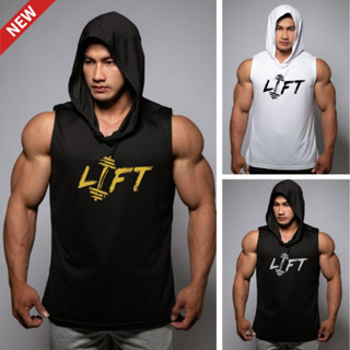 LIFT เสื้อฮู้ดแขนกุด Sleeveless Hoodies