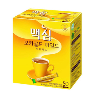 พร้อมส่ง 맥심 화이트골드 커피믹스 กาแฟสำเร็จรูป Maxim White Gold 50 ซอง / 600 g.